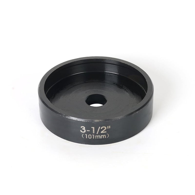 ZUVER 3-1/2" (101mm) Conduit Punch and Die Black Oxide Finish, Work with KO Tools Hydraulic Knockout Driver 3/4"-16UN Thread - Image 2